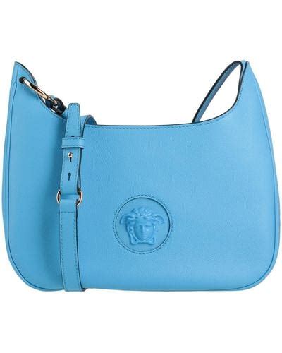 versace blue crossbody bag blue|Versace crossbody bag women's.